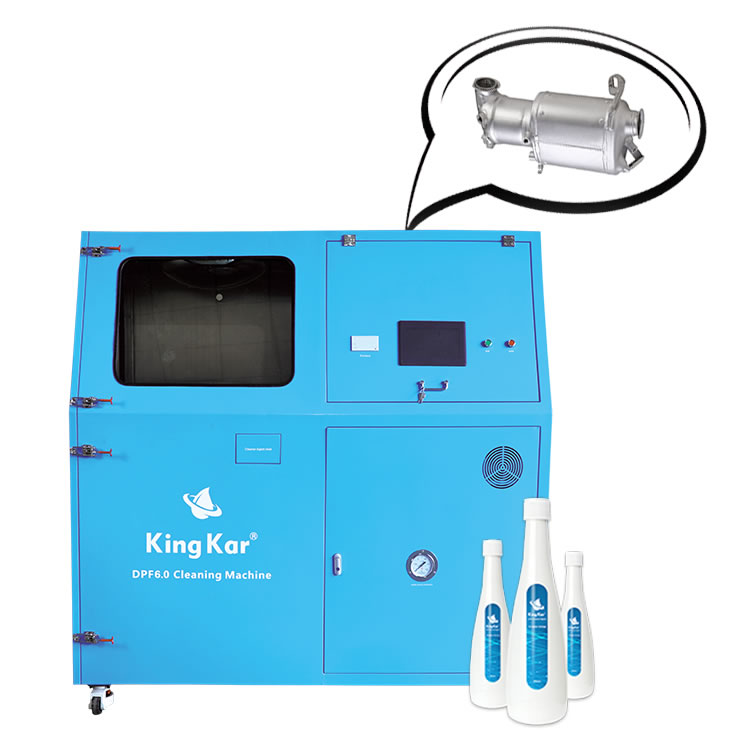Máquina ultrasónica de limpieza de filtros DPF de furgonetas de alta presión